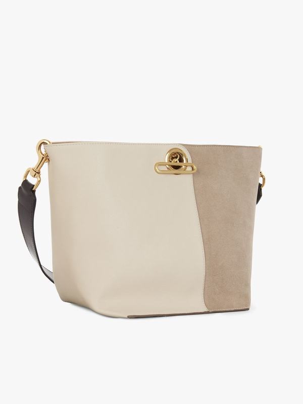 Chloé Tote Mujer Beth Beige Suede,Cowhid QJUH12405